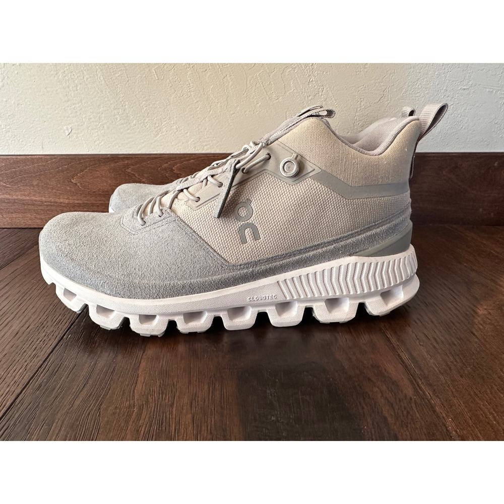 On Running Cloud Hi Women 7.5 Glacier Grey Sneakers 28.99801 High Top Shoes